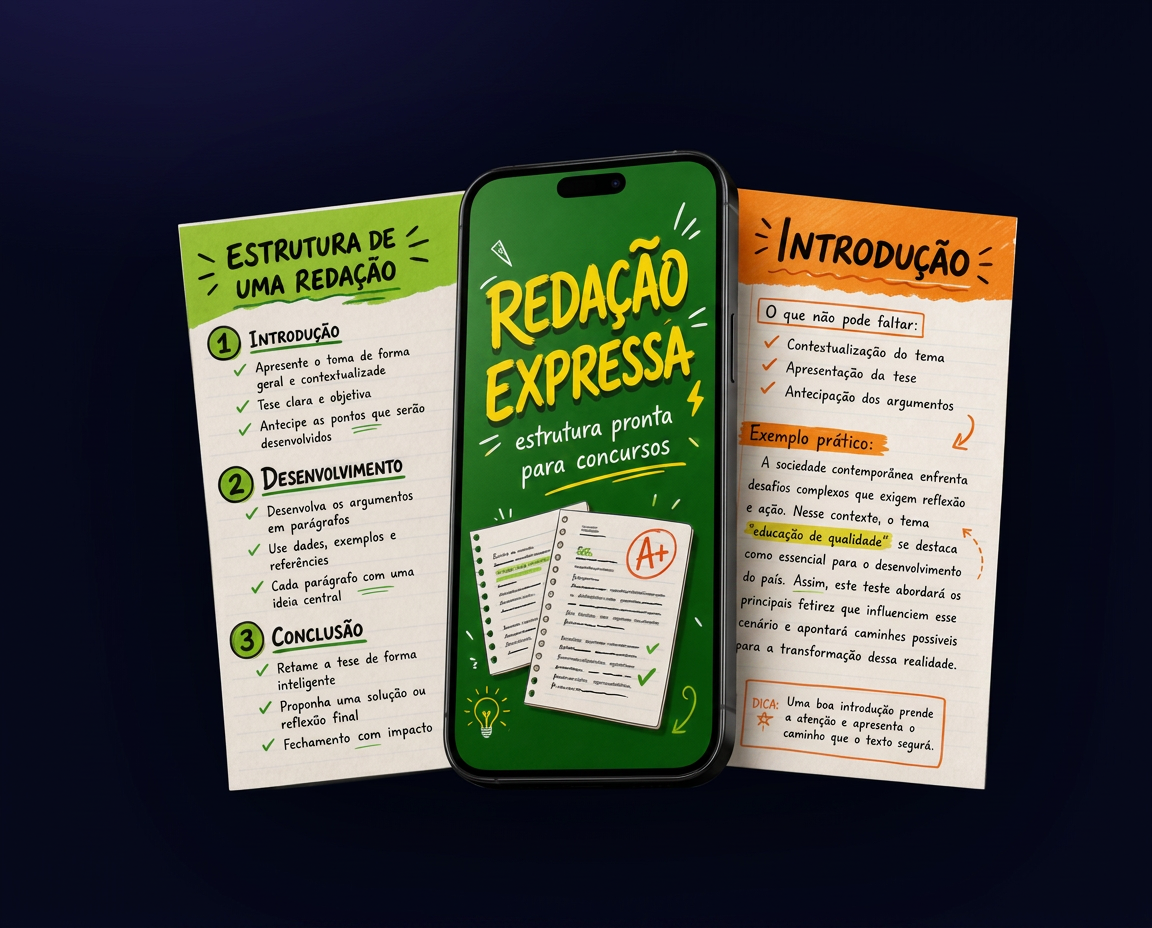 Projeto Aprovação — Estrutura pronta para redação